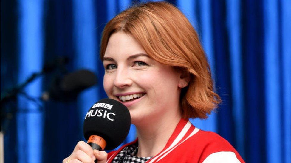 ALice Levine presenting for BBC Radio 1