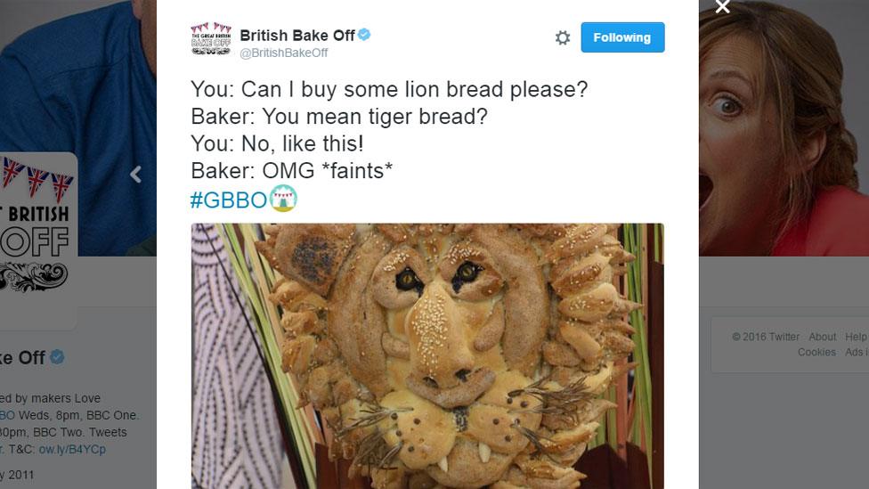 Paul Jagger's lion bread