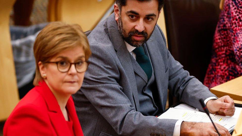 Nicola Sturgeon and Humza Yousaf