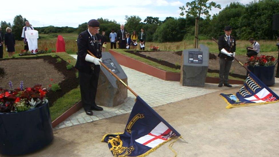 Respects paid at Hendre Park Lake