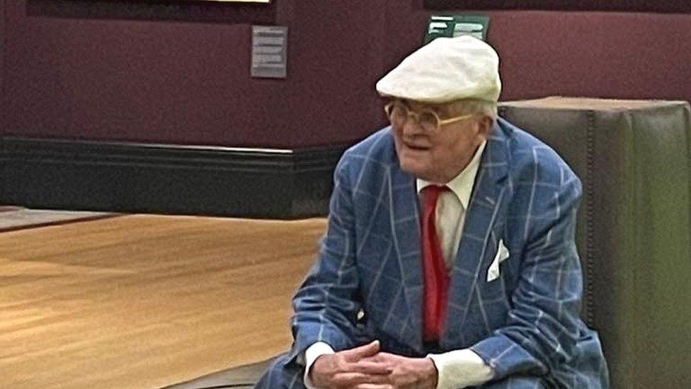 David Hockney in the Fitzwilliam Museum