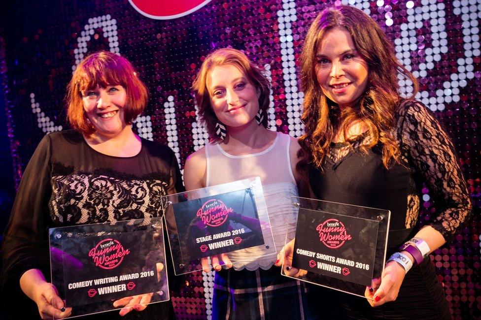 Carol Walsh, Harriet Braine and Carolyn Goodyear