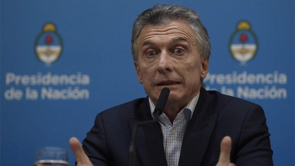 President Mauricio Macri