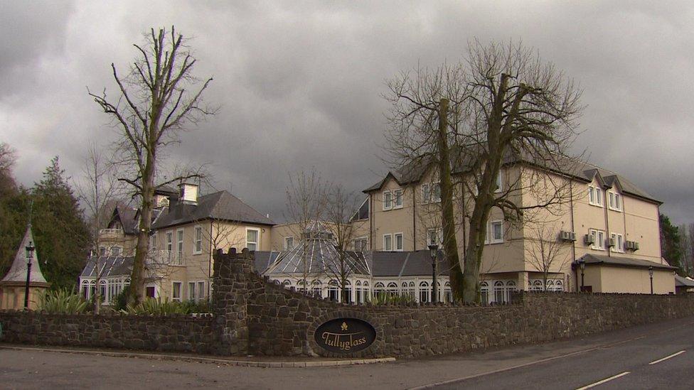 Exterior of the Tullyglass hotel