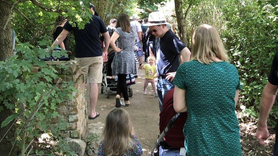 People at Twycross Zoo