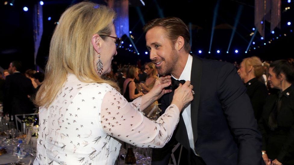 Meryl Streep and Ryan Gosling