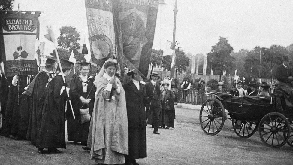 WOMEN ON THE MARCH