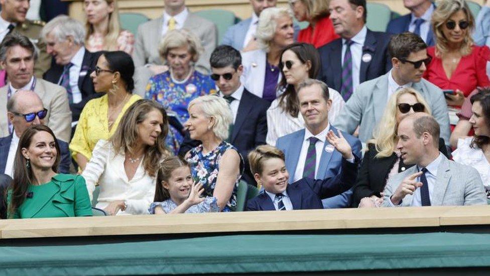 The Princess of Wales, Charlotte, George and the Prince of Wales