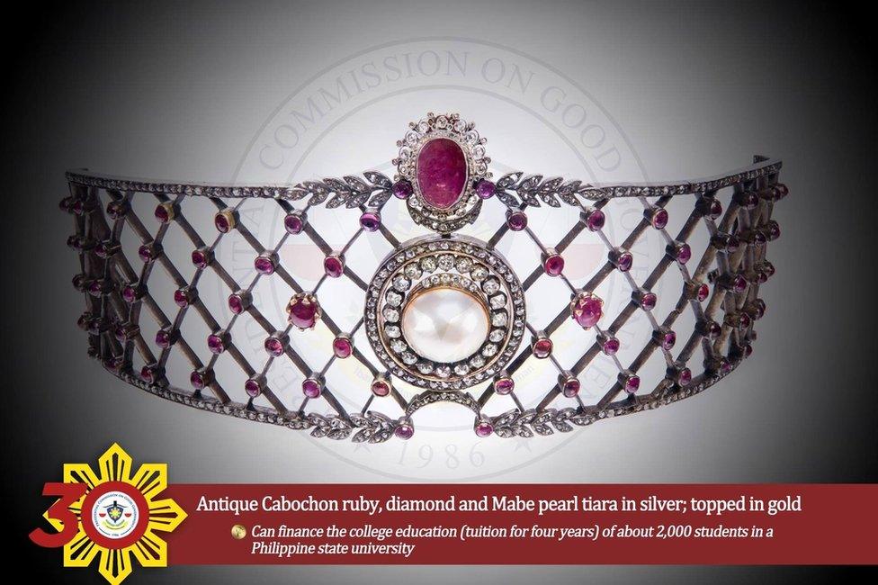 Image of a coronet from the Philippines Commission on Good Government