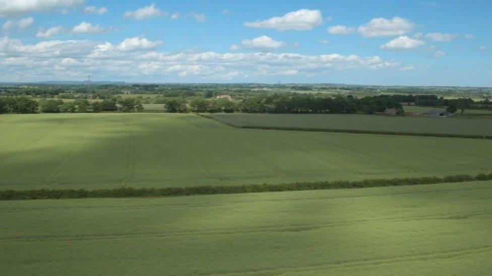 Greenbelt land by Ponteland