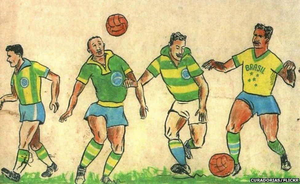 Schlee's original illustrations for the Brazil kit