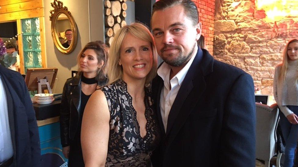 Elise Lovell won a competition to have lunch with Leonardo Di Caprio