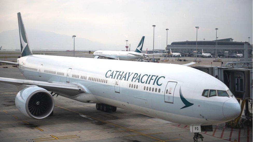 Cathay Pacific planes