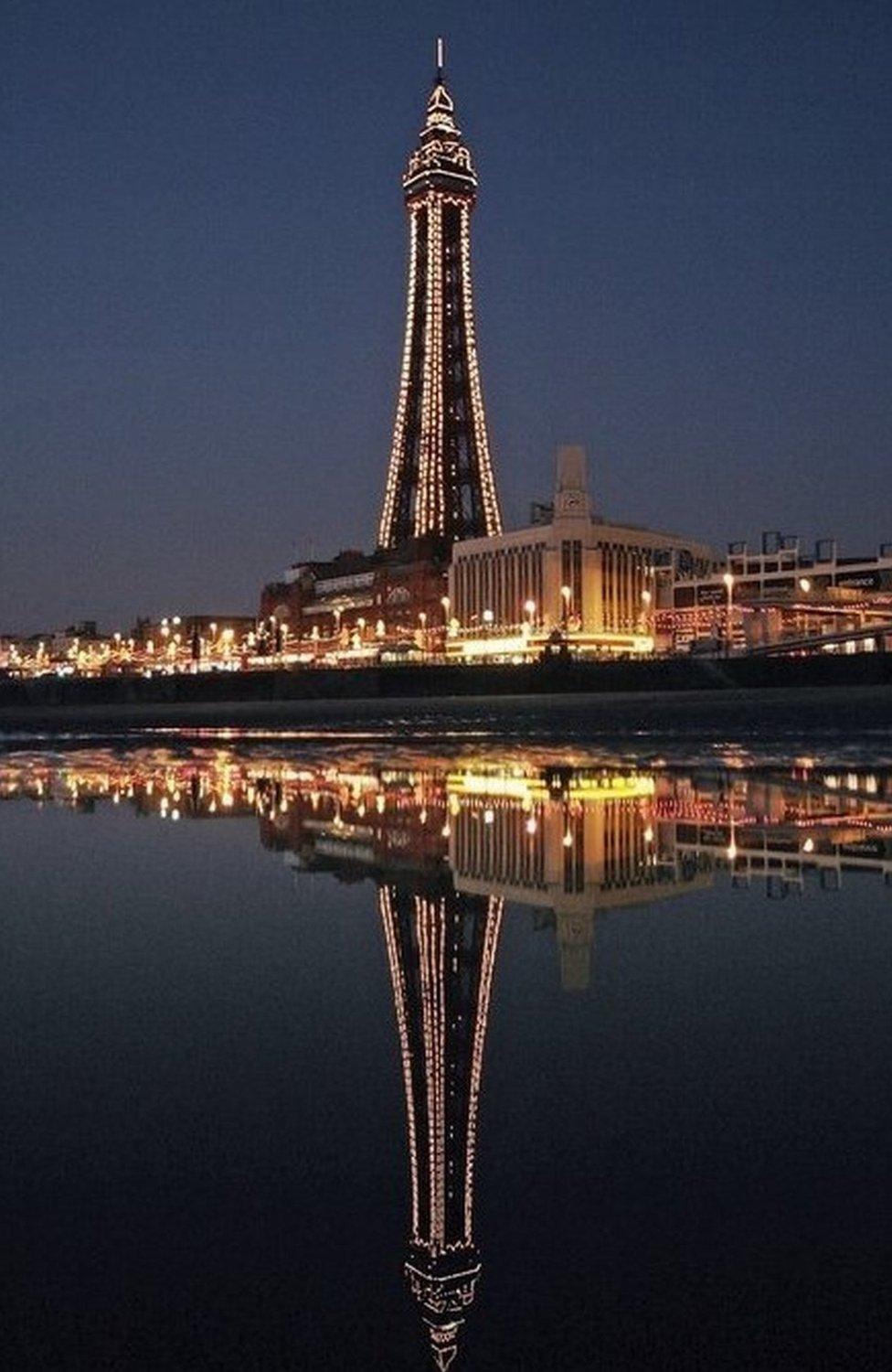 Blackpool Tower by night