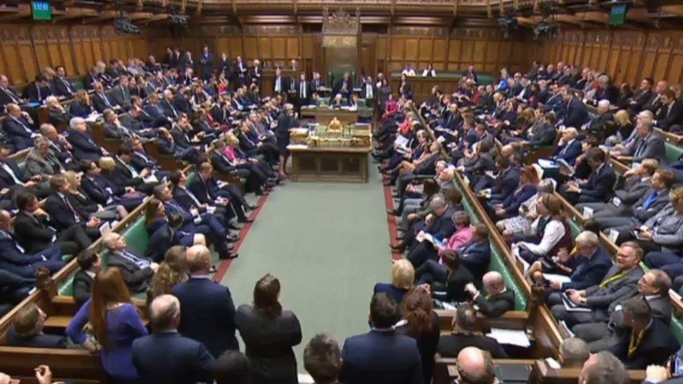 A packed House of Commons