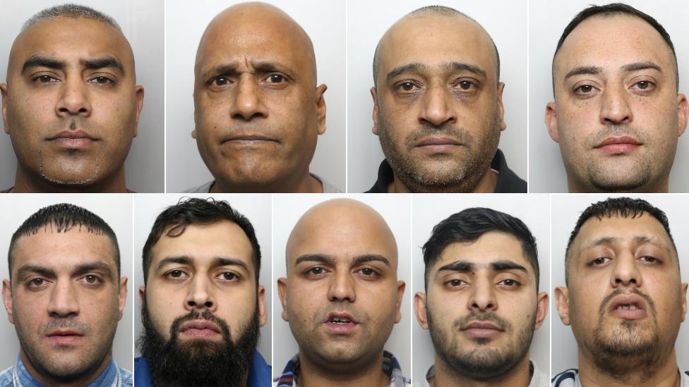 Nine men jailed for child sexual exploitation