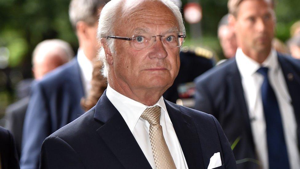 King Carl XVI Gustaf of Sweden