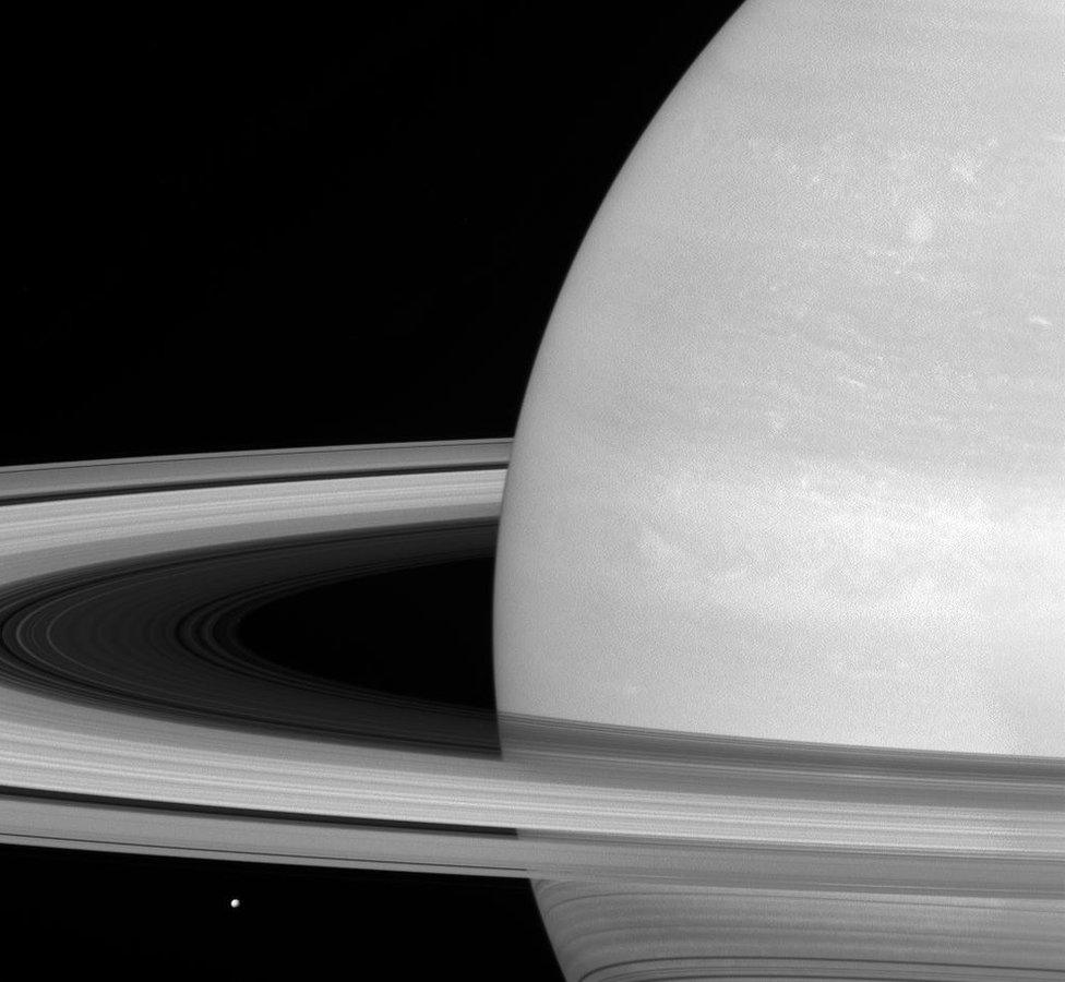 Saturn and its rings