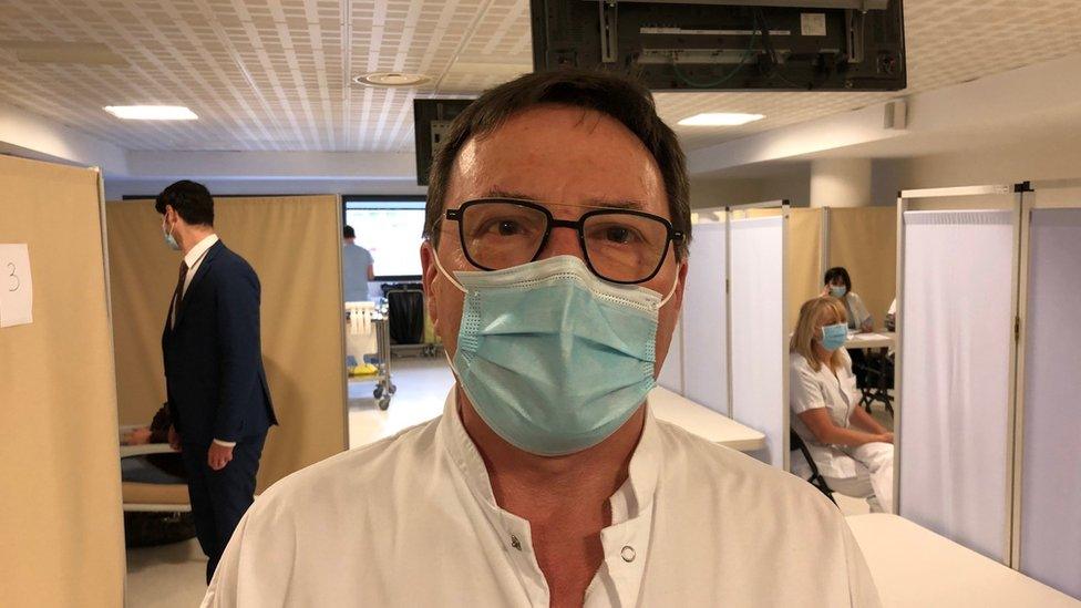 Image shows Eric Alamartine, hospital doctor, Saint-Etienne