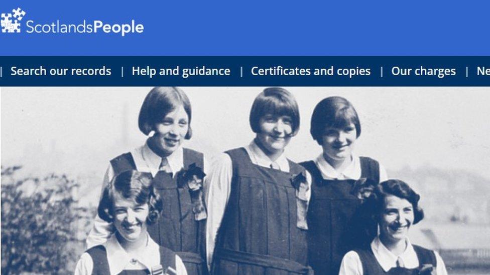 The Scotland's People website is operated by National Records of Scotland (NRS), an official arm of the Scottish government