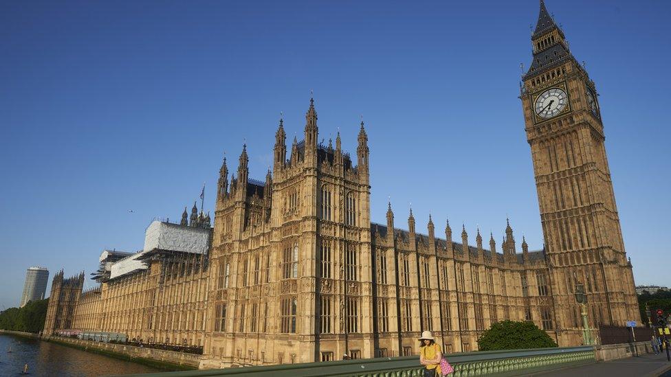 Houses of Parliament in Westminster, London