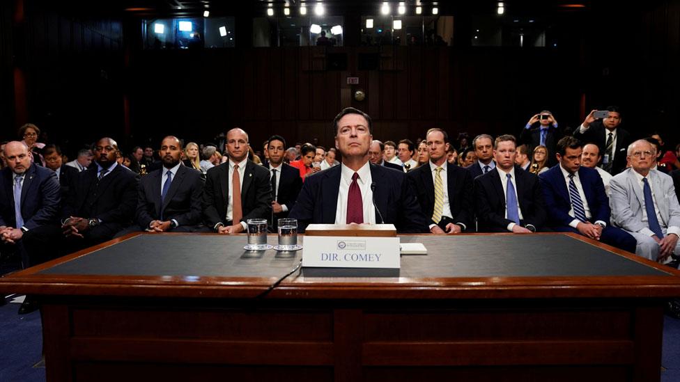 James Comey at Senate hearing