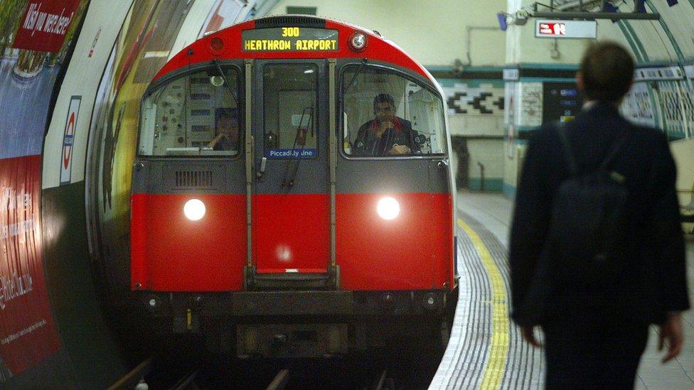 Piccadilly line train