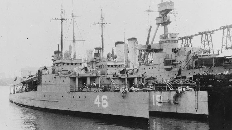 The USS Eagle PE-46 - a sister ship to the missing Eagle PE-56