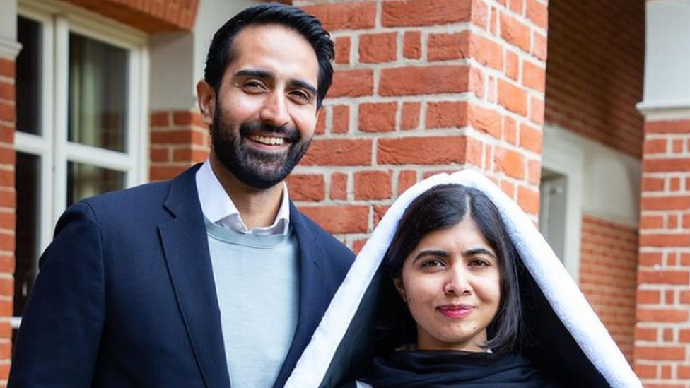 Malala and her husband Asser Malik