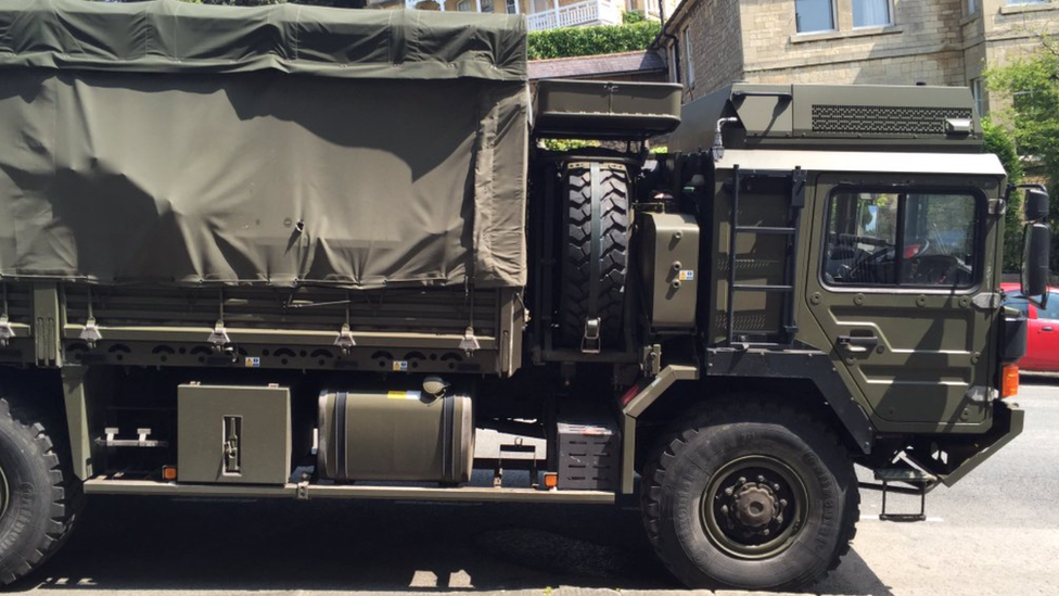 Explosive Ordnance Disposal (EOD vehicle