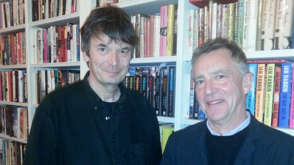 John McCarthy and author Ian Rankin