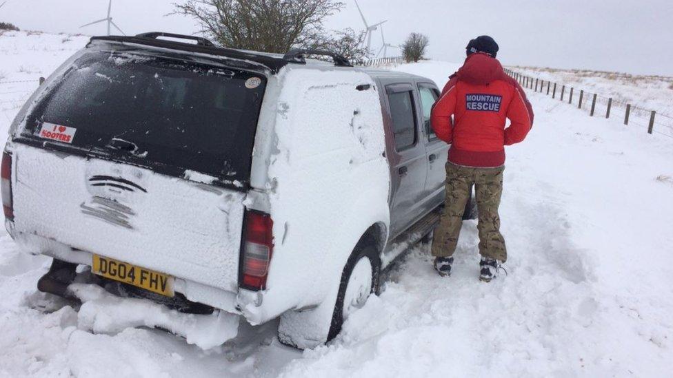 Northumberland Mountain Rescue Team volunteer