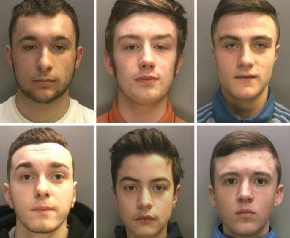 Lister, Pearson, Meer, Beech, Wood and Lloyd (pictured left to right, top to bottom)