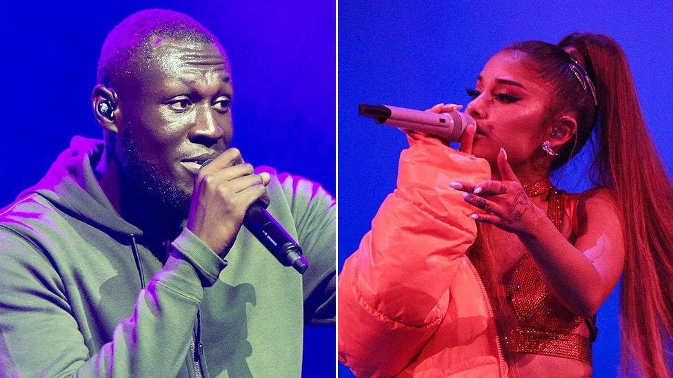 Stormzy and Ariana Grande