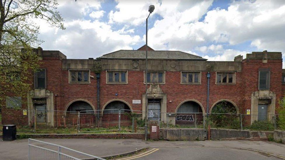 General view of Heath Town Baths and Library