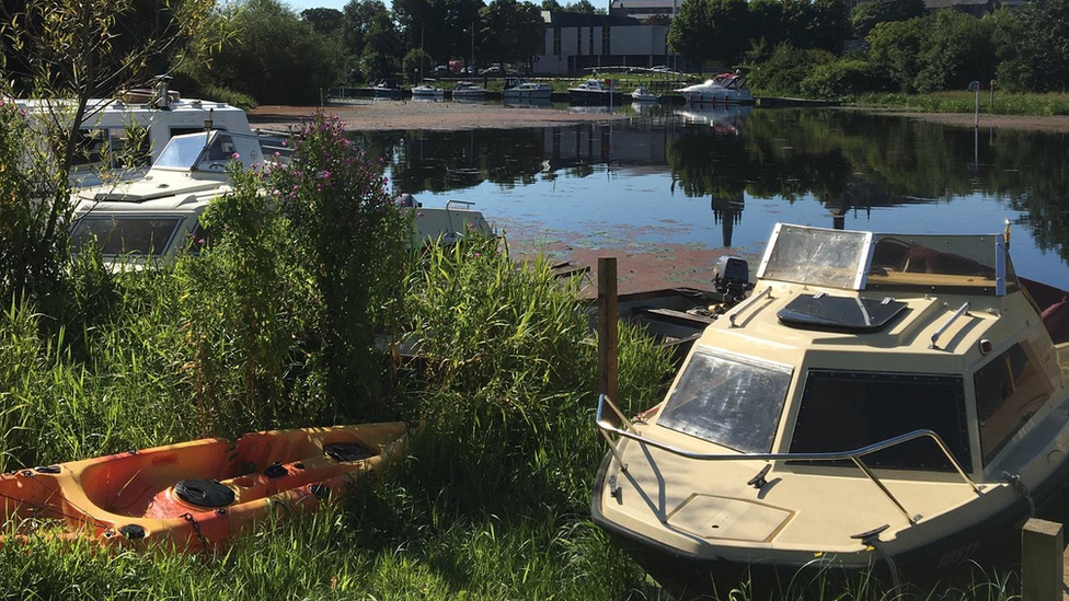 Boat in Enniskillen