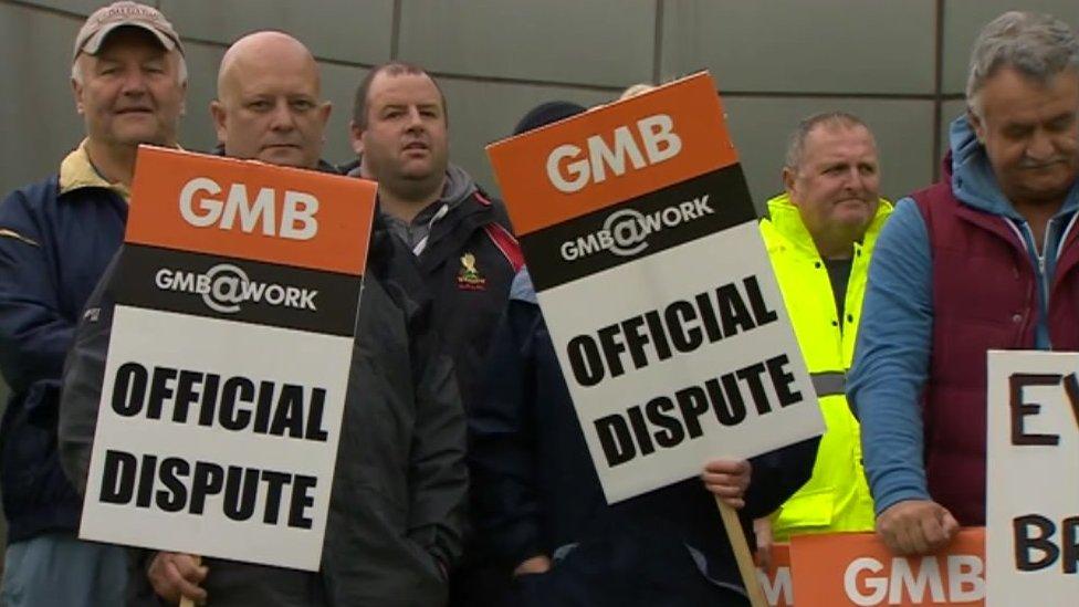 Sellafield workers on strike