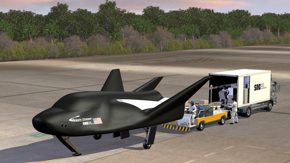 Europe excited by Dream Chaser mini-shuttle - BBC News
