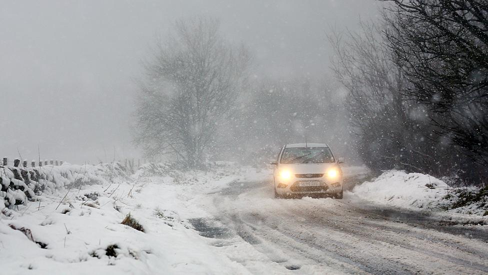 Car in snow