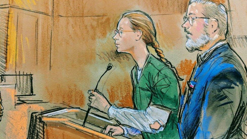 Sketch from court hearing