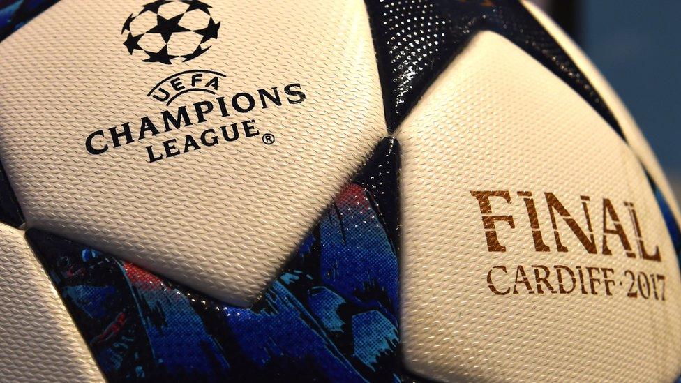 A 2017 Champions League final ball