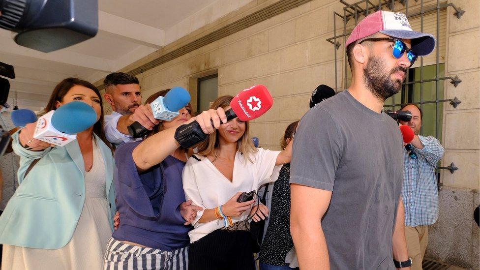 Antonio Manuel Guerrero (R) in Seville, 21 June