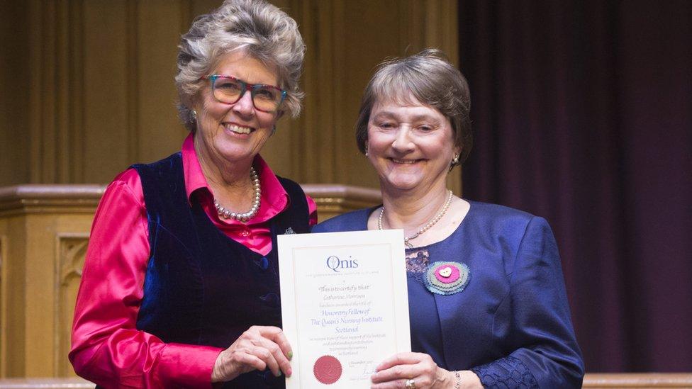 Prue Leith and Catherine Morrison