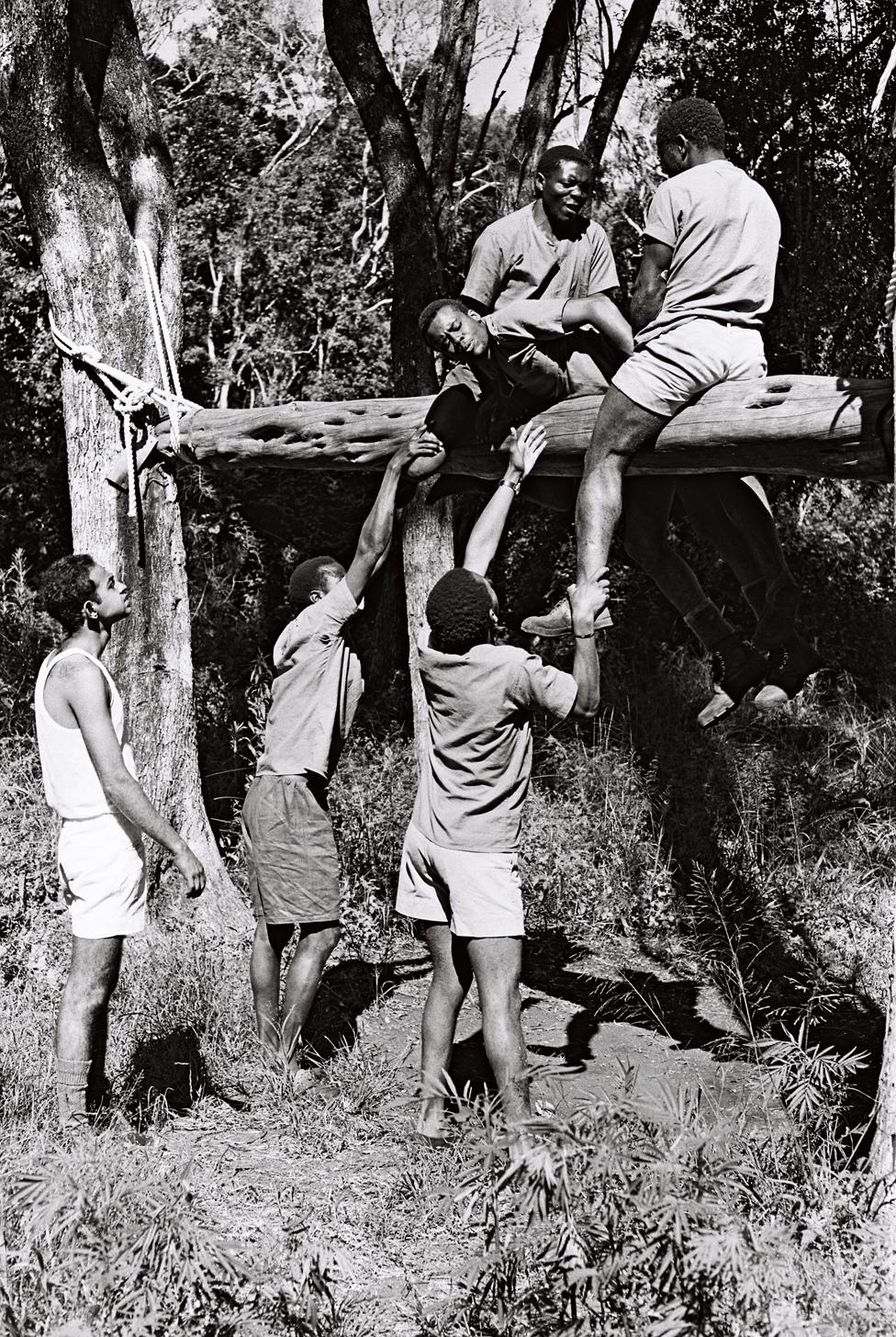 Trek participants during a two week training course