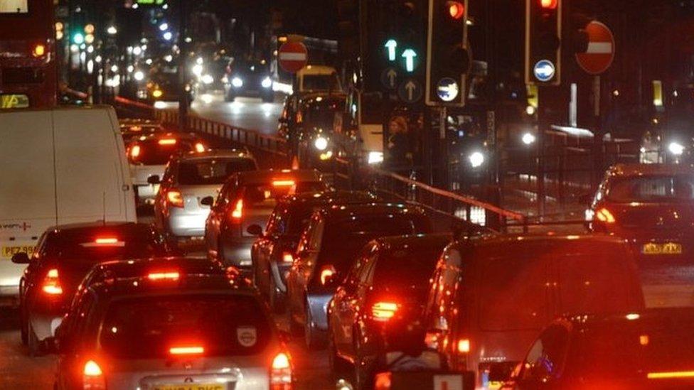 Traffic on Euston Road