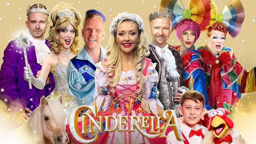 The cast of Cinderella