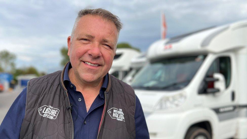 Matt Sims, owner of the Motorhome Holiday Company