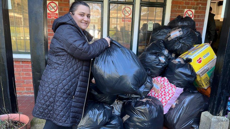 Mel Bulbul is one of the residents donating at the Meyrick Park Cafe in Bournemouth