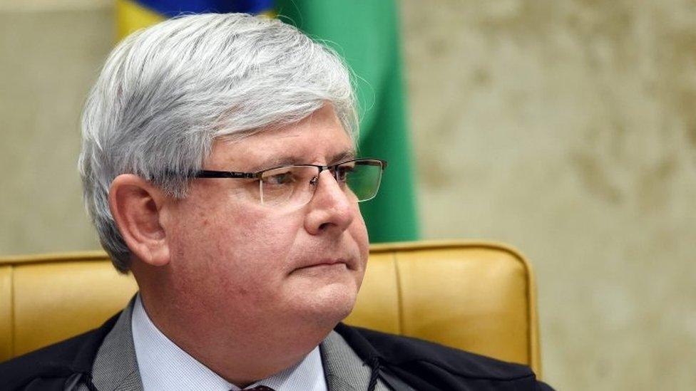 Attorney General Rodrigo Janot during an extraordinary session of the Supreme Court to decide about the request to stop the impeachment of President Dilma Rousseff, on April 14, 2016.