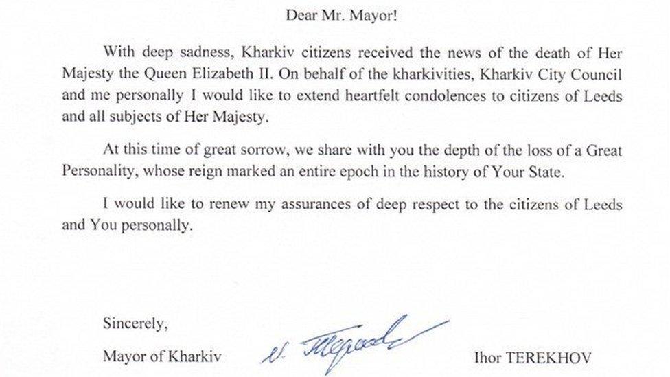 Letter from Kharkiv